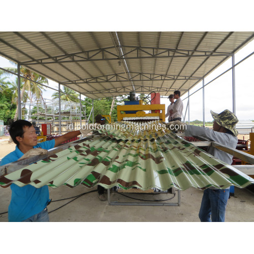 Mesin Pembuat Pane Dinding Atap Bergelombang